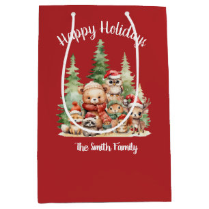 RUSTIC CHRISTMAS WOODLAND ANIMALS