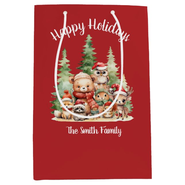 RUSTIC CHRISTMAS WOODLAND ANIMALS (Framsidan)