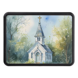 Rustic Church Path in Wildflower Meadow Dragkroksskydd