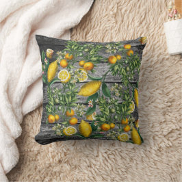 Rustic Citrus Garden Kudde