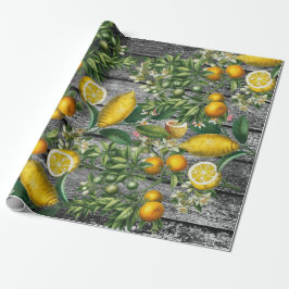 Rustic Citrus Garden Presentpapper