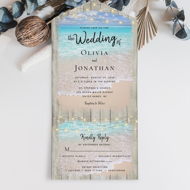 Rustic Coastal Destination Beach Wedding (Skapare uppladdad)