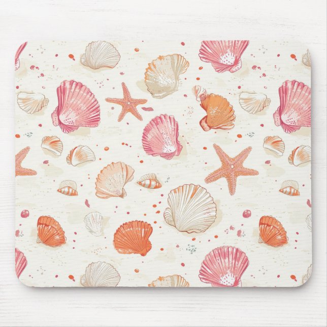 Rustic Coastal - Seashells, Starfish, Reef (28) Musmatta (Framsidan)