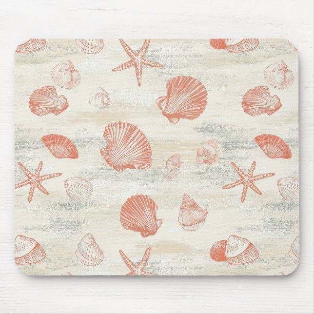 Rustic Coastal - Seashells, Starfish, Reef (29) Musmatta (Framsidan)