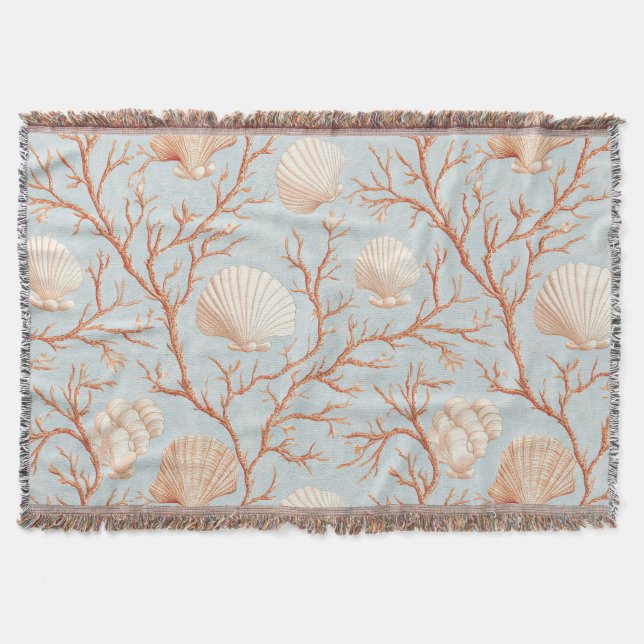 Rustic Coastal - Seashells, Starfish, Reef (36) Filt (Framsidan)