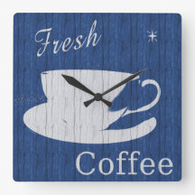 Rustic Coffee Clock