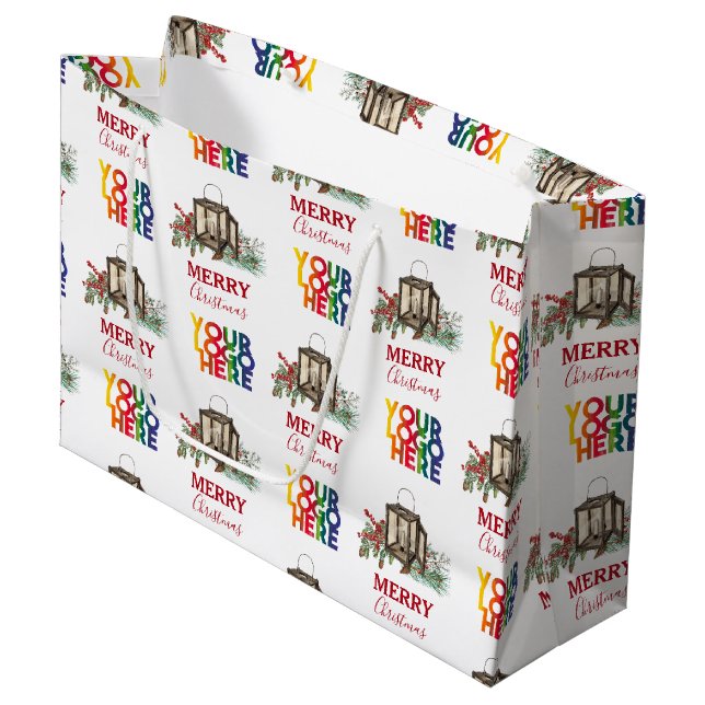 Rustic Corporate Business Logotyp - jul (Framsidan Vinklad)