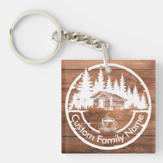 Rustic Cottage Cabin Barn | Custom Family Name