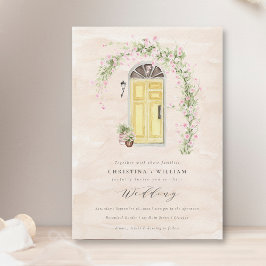 Rustic Cottage Garden Wedding Inbjudningar