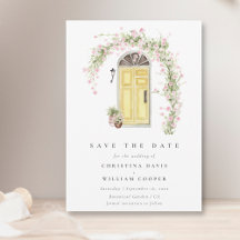 Rustic Cottage Garden Wedding Spara datumet