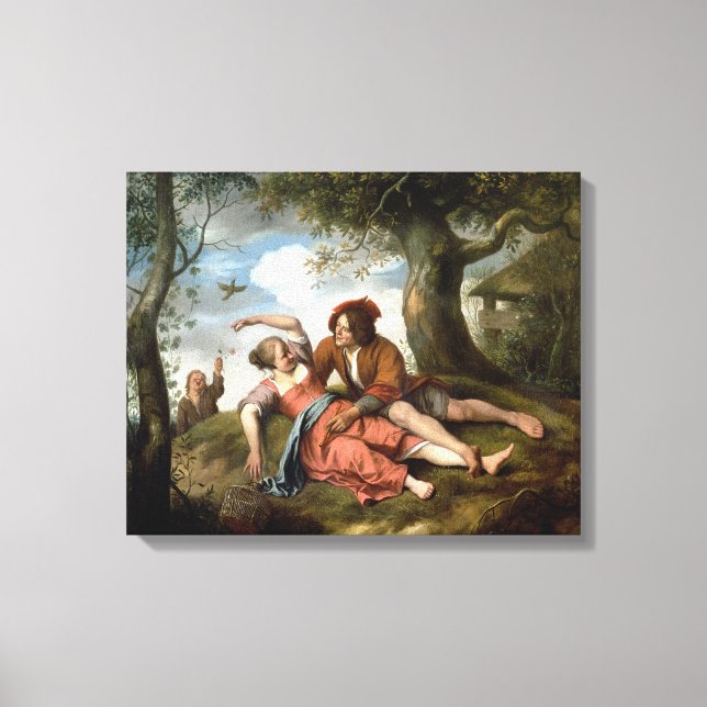 Rustic Courtship Canvastryck (Framsida)