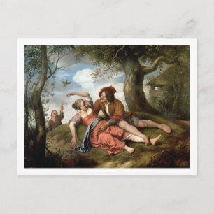 Rustic Courtship Vykort