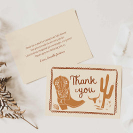 Rustic Cowboy Baby Shower Tack för kortet