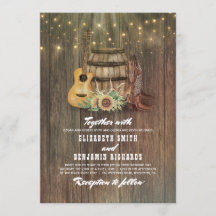 Rustic Cowboy Boots Sunblomma Vin Barrel Bröllop