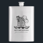 Rustic Cowboy Groomsman Gift Bachelor Party Fickplunta<br><div class="desc">En rolig dodle för en Groom-to-be och hans nära och kära.</div>