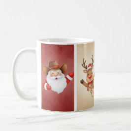 Rustic Cowboy, Reindeer och Horse Mugg