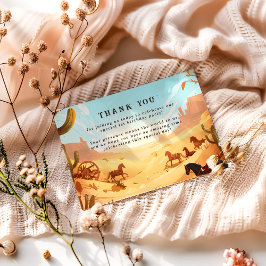 Rustic Cowboy Rodeo 1st Birthday Celebration Tack Kort