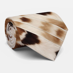 Rustic Cowboy Western Land Brown Beige Cowhide Slips