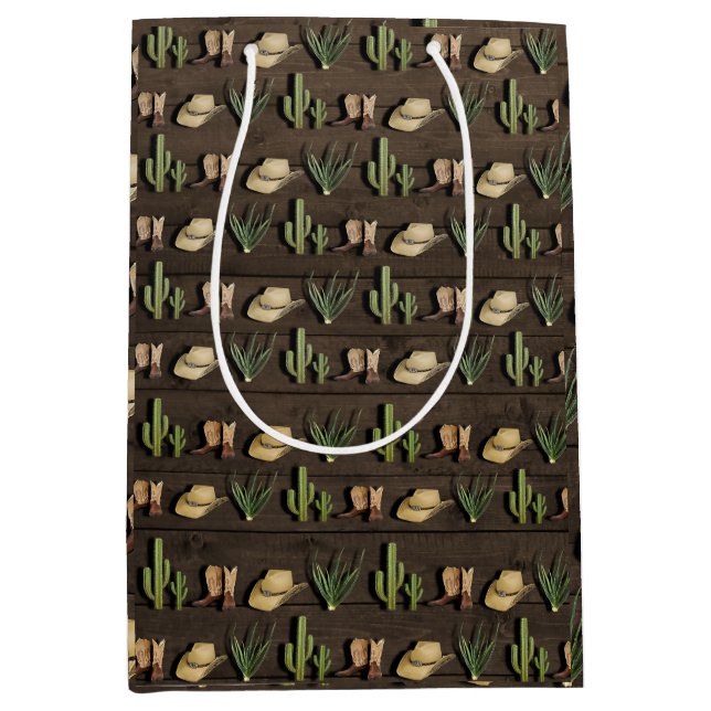 Rustic Cowboy Western Rodeo Wooden Födelsedagsfest (Framsidan)