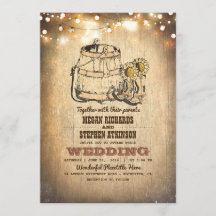 Rustic CowboyBoots och String Ljus Fall Wedding