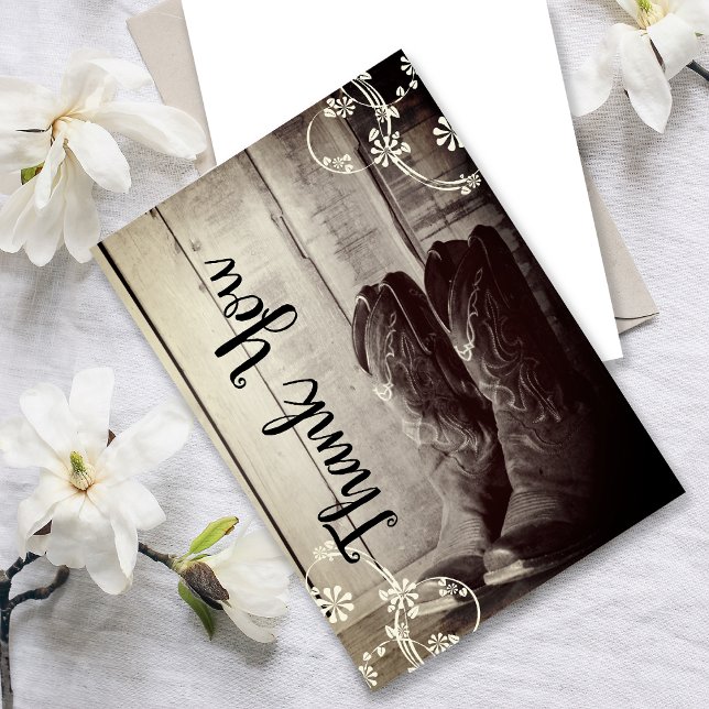 Rustic CowboyBoots Westerna Blommigt Tack (Skapare uppladdad)