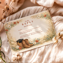 Rustic Cowgirl Graduation Party OSA Kort