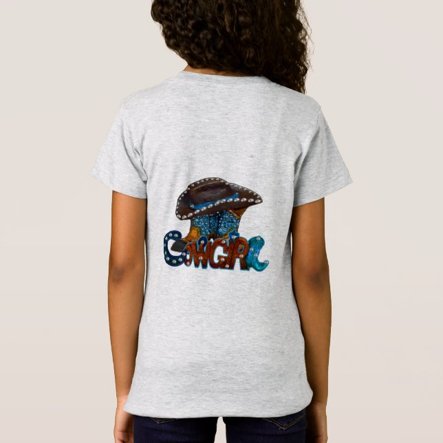 Rustic Cowgirl T Shirt (Baksida)