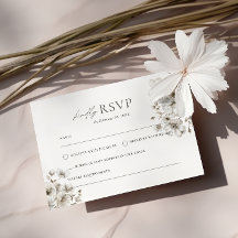 Rustic Cream Blommigt OSA Bröllop