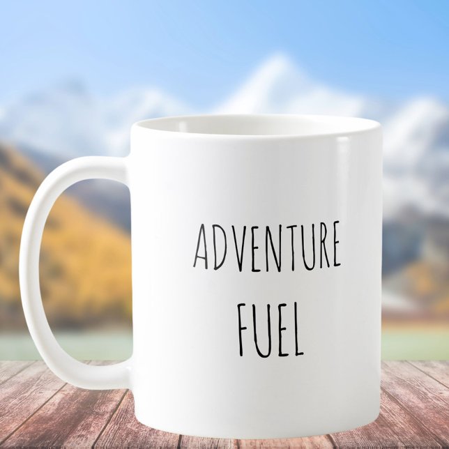 Rustic Cute Äventyr Funny Meme-offert Mugg (In situ)