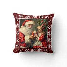 Rustic Cute Vintage Snöflingor Jultomten Winter