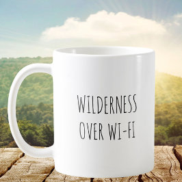 Rustic Cute Wilderness Humor Funny Quote Kaffemugg