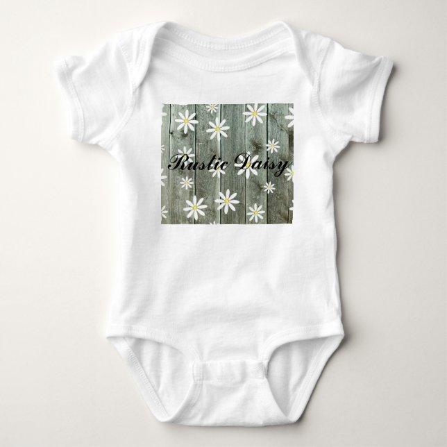 Rustic Daisy Barn board T Shirt (Framsida)