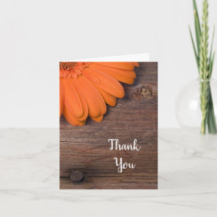 Rustic Daisy Landsbyggsbröllop Bridesmaid Tack Kort