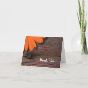 Rustic Daisy Landsbyggsbröllop Bridesmaid Tack Kort