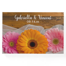 Rustic Daisy Trio och Barn Wood Landsbyggsbröllop
