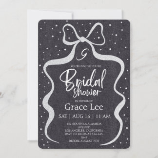 Rustic Denim Bridal Shower Invitation Inbjudningar