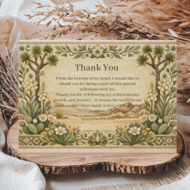 Rustic Desert Botanicals Birthday Tack Kort