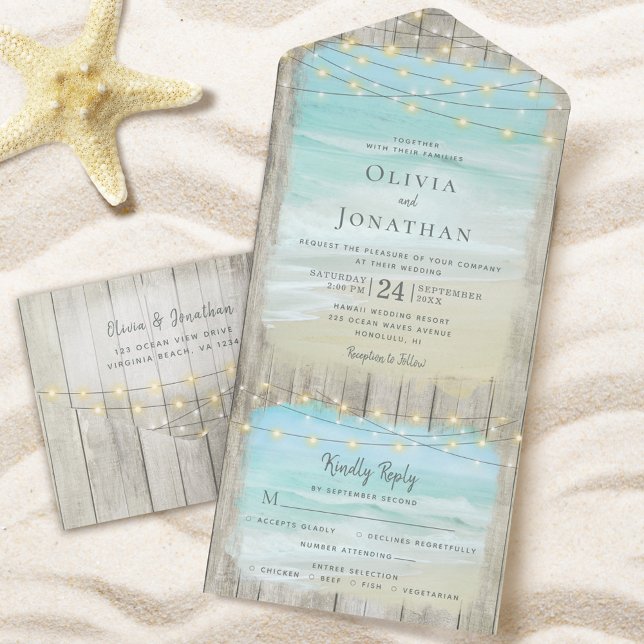 Rustic Destination Beach Wedding (Skapare uppladdad)