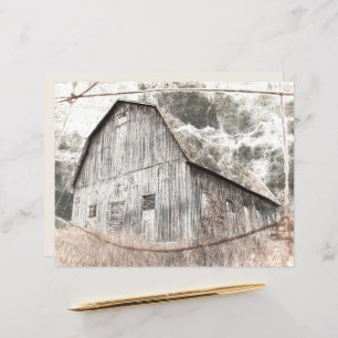 Rustic Distress Grått Brown Barn Vintage Struktur