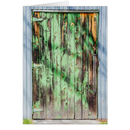 Rustic Door Hälsningskort