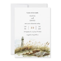 Rustic Dune Picnic och Lighthouse Beach Wedding