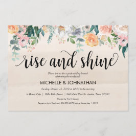 Rustic Dusk Post Bröllop Brunch-inbjudan Inbjudningar