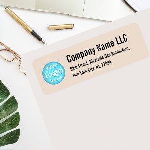 Rustic Earth Company Business Logotyp Returadress Etikett