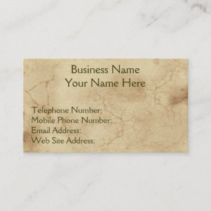 RUSTIC EARTH (Light) Business & Profile Card Visitkort