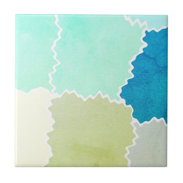 Rustic Earth Toning Kakelplatta (Framsidan)