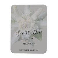 Rustic Edelweiss-blomman bröllop spara datum