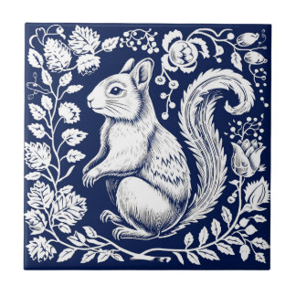 Rustic ekorre Ceramic Tile Kakelplatta
