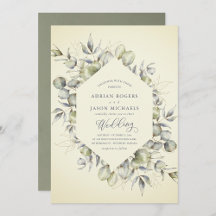 Rustic Elegance Eucalyptus Greenery Bröllop