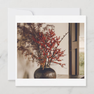 "Rustic Elegance - Natur i Vas" Kort