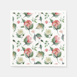 Rustic Elegance  Rosa Möhippa Pappersservett
